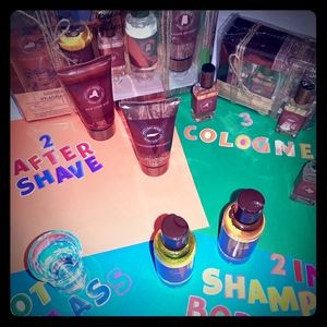 Men's fragrance, 2in1 body hair wash, after shave